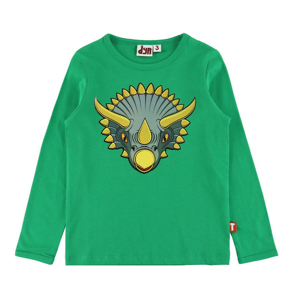 DYR-Cph Bluse - Dyrshedding - Grass Green Triceratops