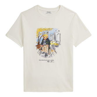 Polo Ralph Lauren T-shirt - Off White m. Bamse