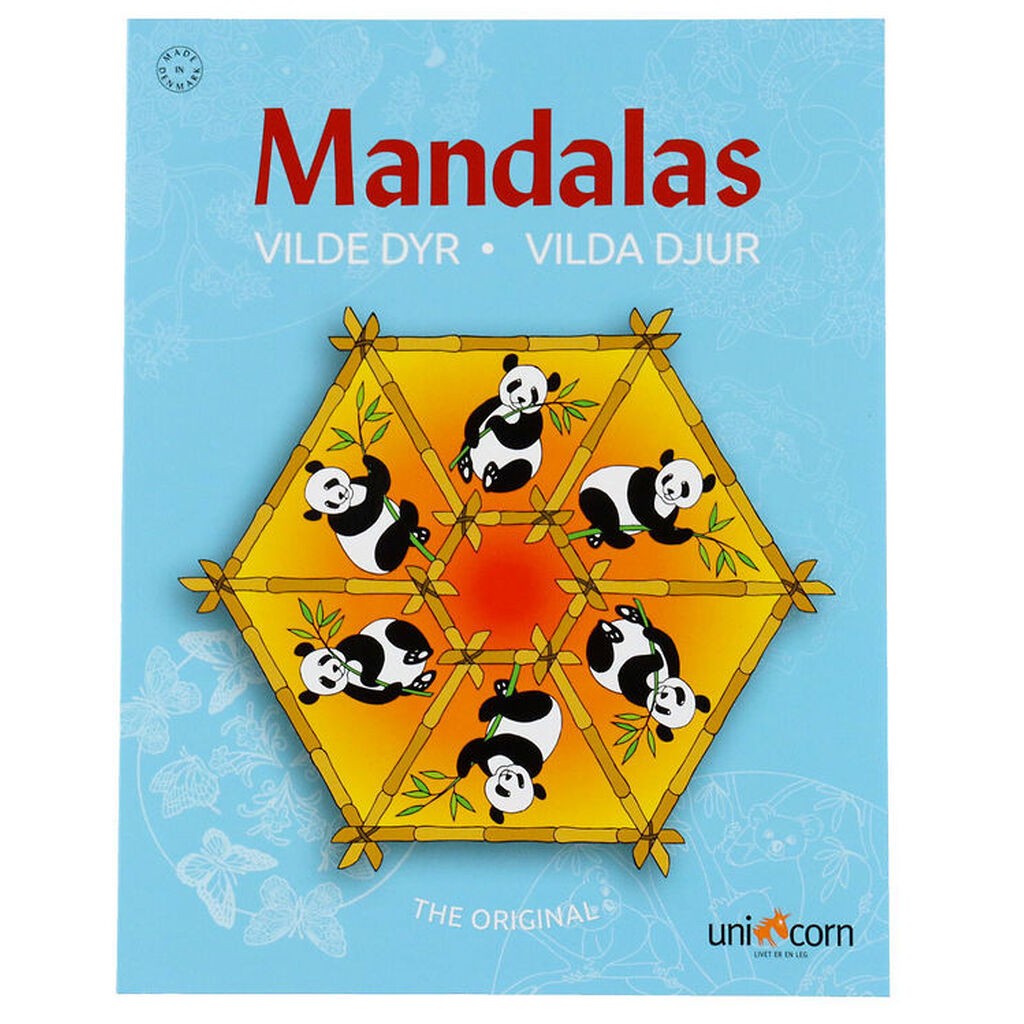 Mandalas Malebog - Vilde Dyr