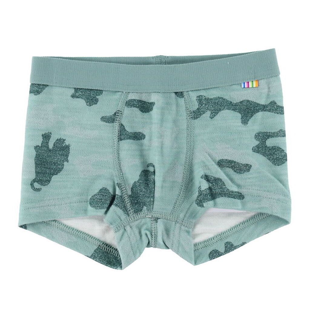 Joha Boxershorts - Uld/Bambus - Grøn Aop