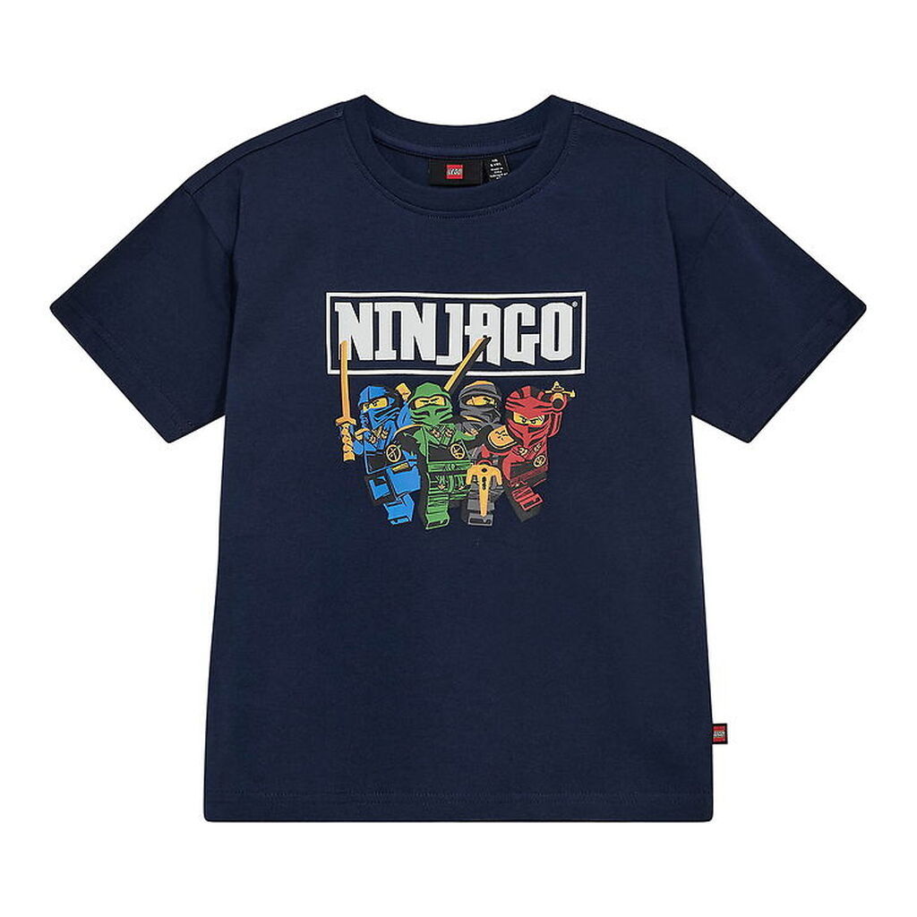 LEGOÂ® Ninjago T-shirt - LwTaffy 621 - Navy m. Print