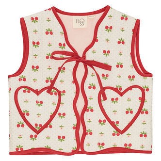 Flöss Vest - Sofia - Soft White Berry