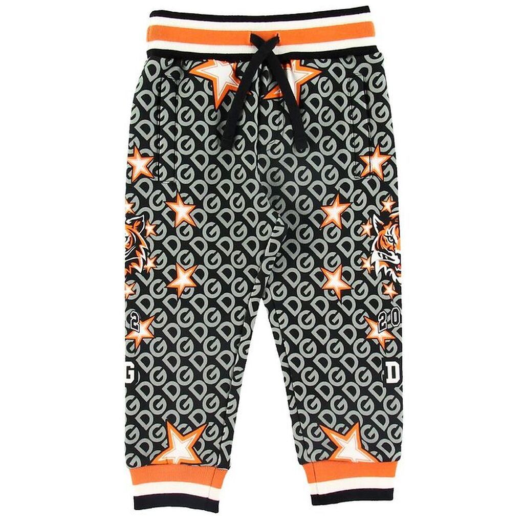 Dolce & Gabbana Sweatpants - Koksgrå m. Print