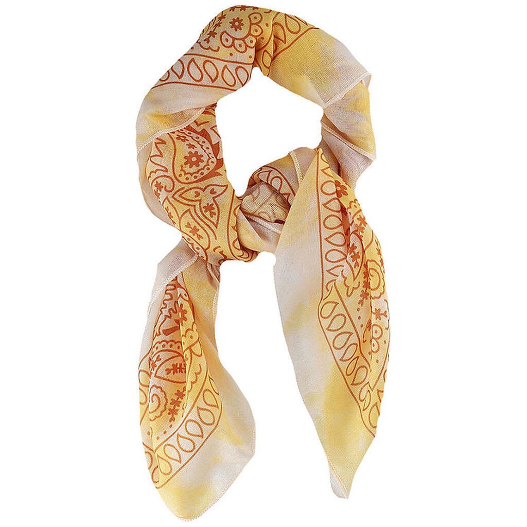By Stær Tørklæde - Yvonne - 57x57 cm - Gul