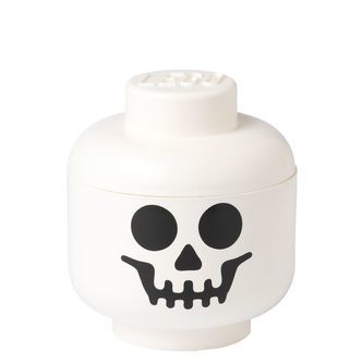 LEGOÂ® Storage Opbevaringsboks - Lille - Hoved - 19 cm - Skelet