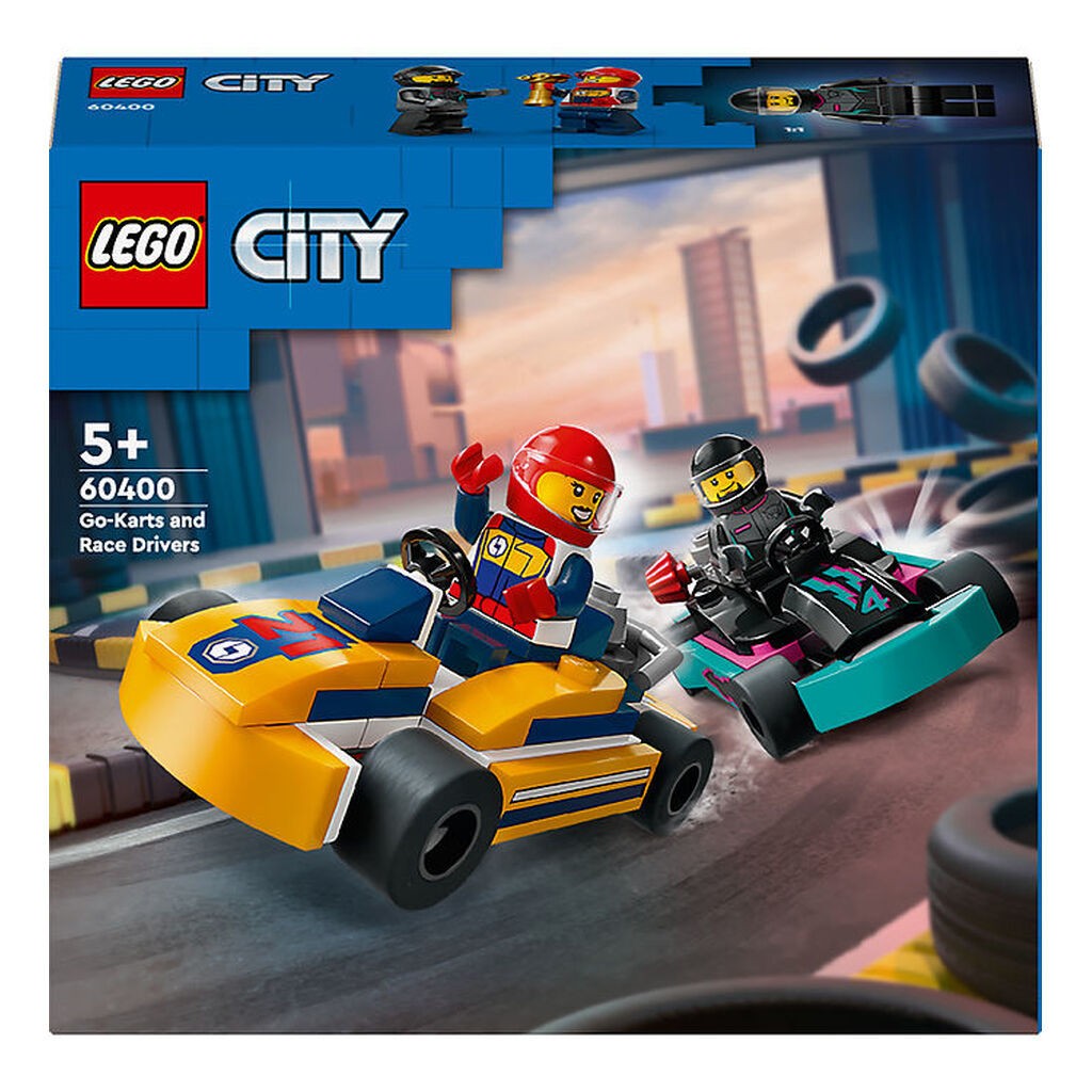 LEGOÂ® City - Gokarts Og Racerkørere 60400 - 99 Dele
