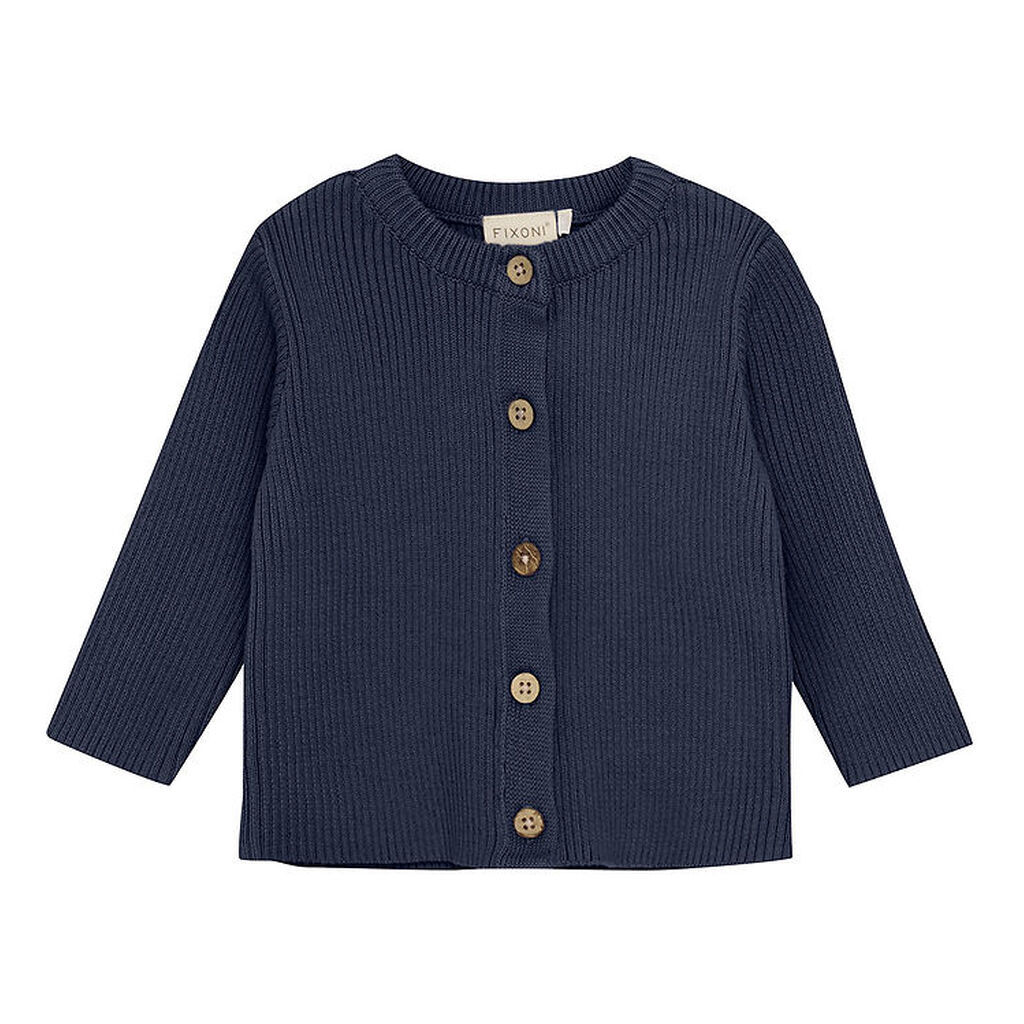 Fixoni Cardigan - Strik - Indigo Blue