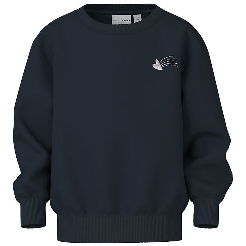 Name It Sweatshirt - NmfVallene - Dark Sapphire/Heart