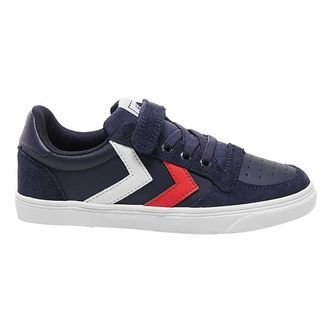 Hummel Sko - Slimmer Stadil Leather Low Jr. - Peacoat