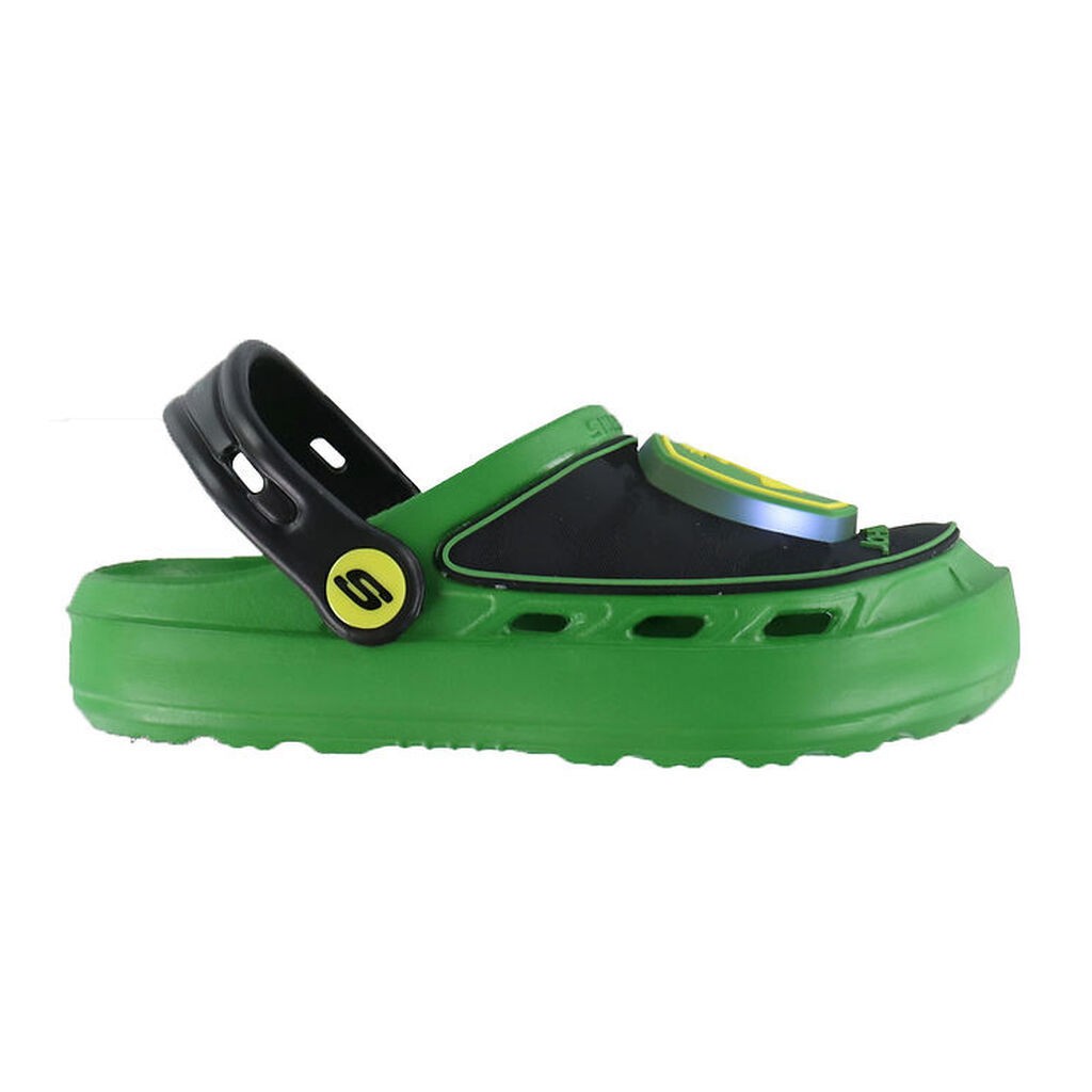 Skechers Sandaler m. Lys - John Deere - Sort/Grøn