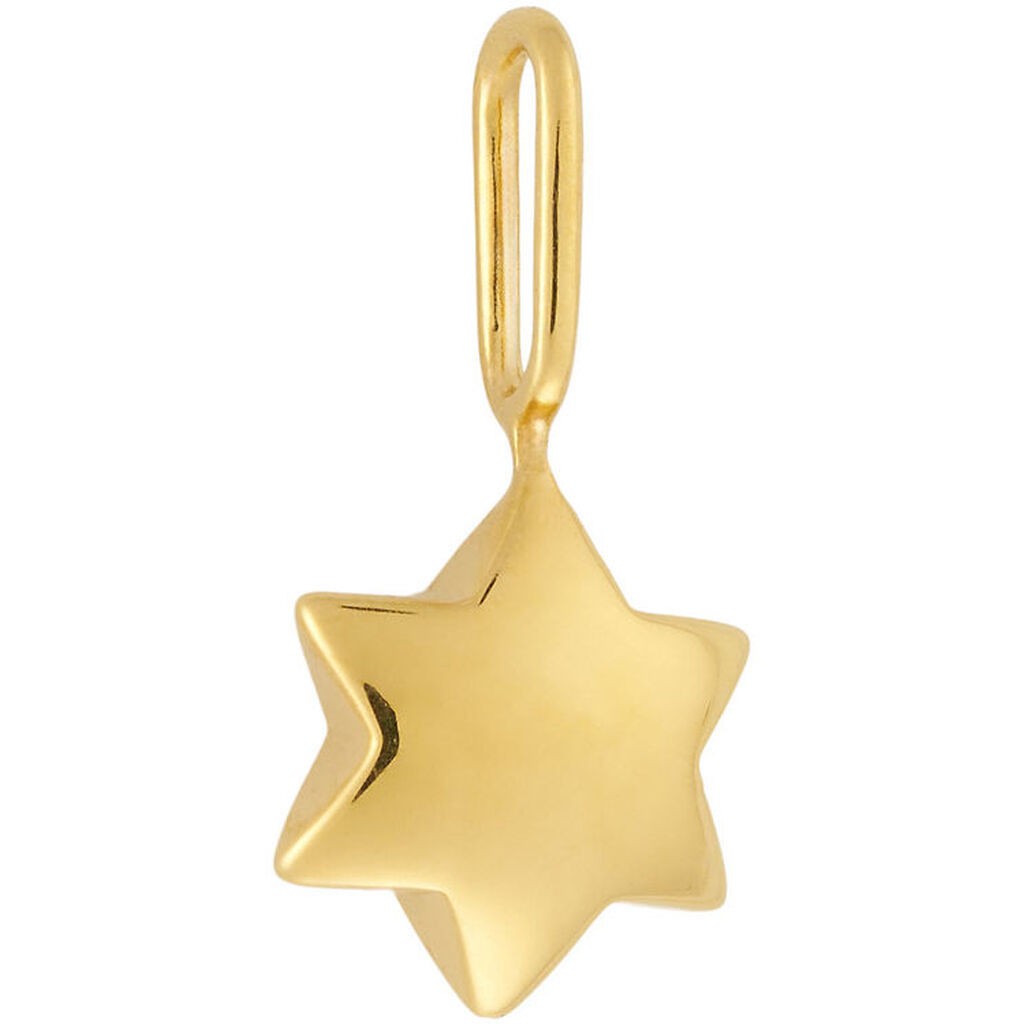 Design Letters Vedhæng - Darling - Stjerne - 18k Guldbelagt