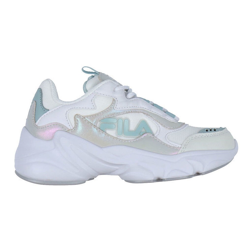 Fila Sko - Collene Logo - Hvid/Silver/Blue Haze