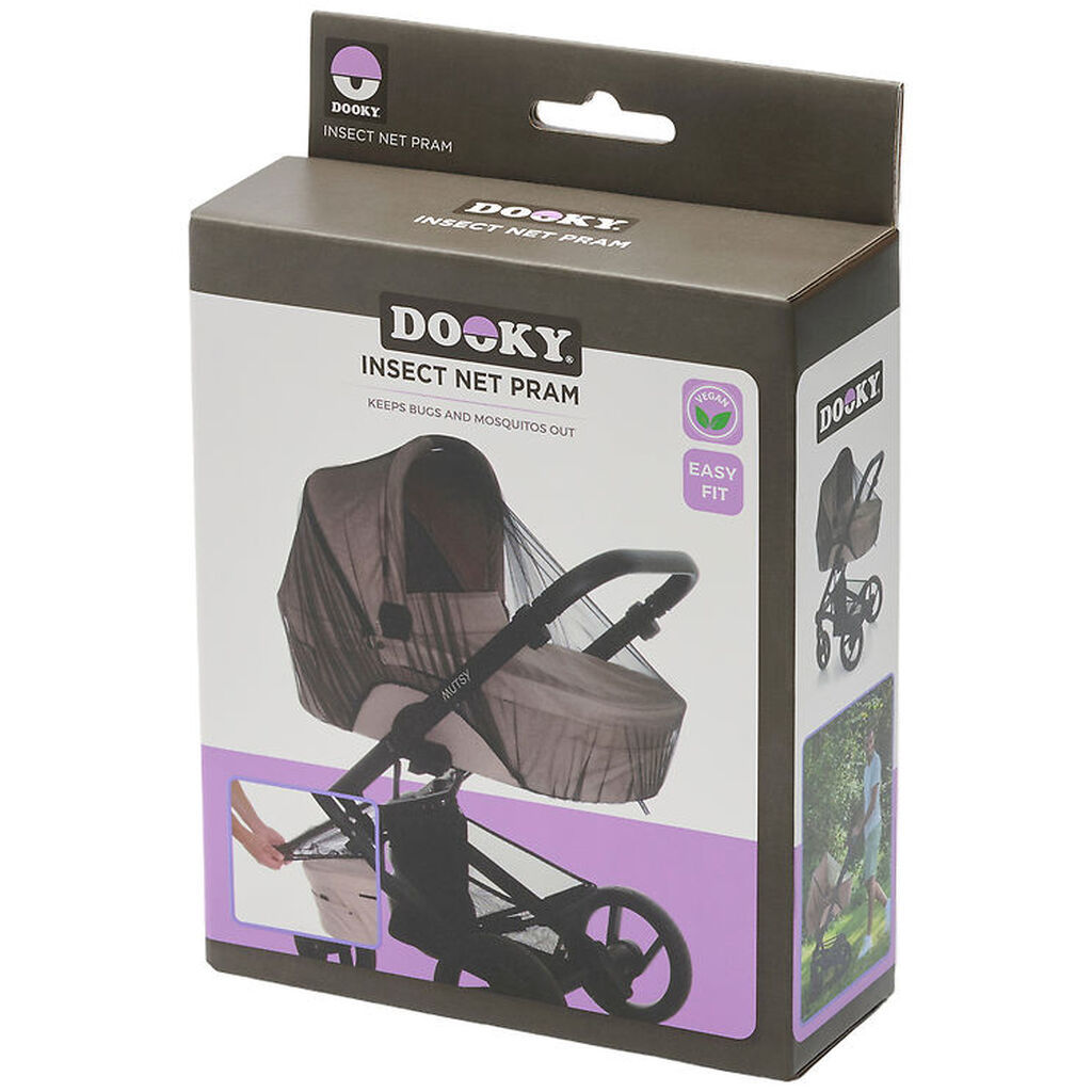 Dooky Myggenet - Barnevogn - Sort