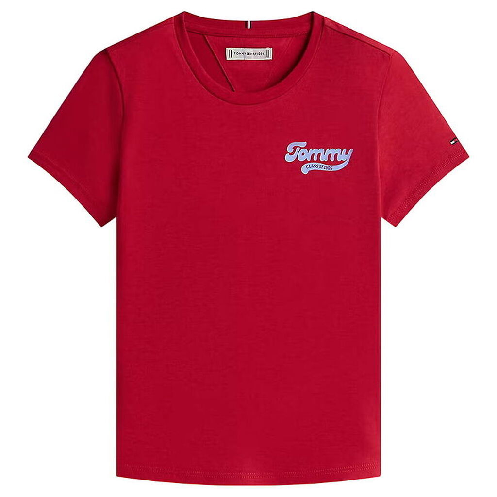 Tommy Hilfiger T-shirt - Graphic Flock - Ruby Rhubarb