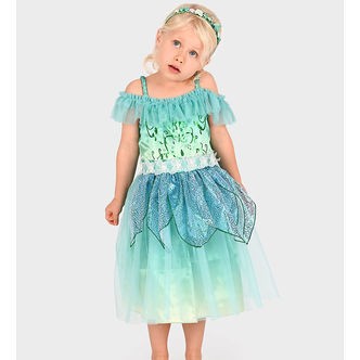 Den Goda Fen Udklædning - Dress Butterfly Fairy - Blå