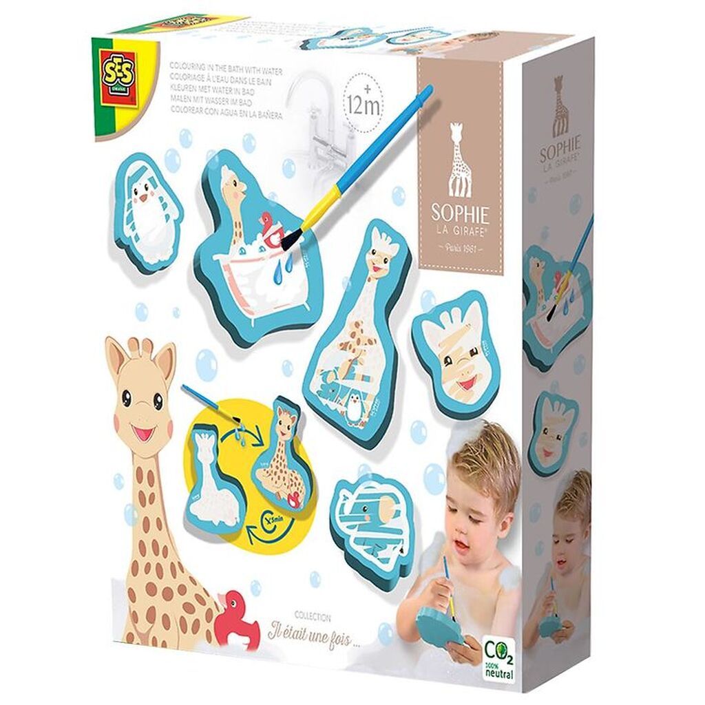 SES Creative Farvekridt Til Badet - Sophie La Girafe