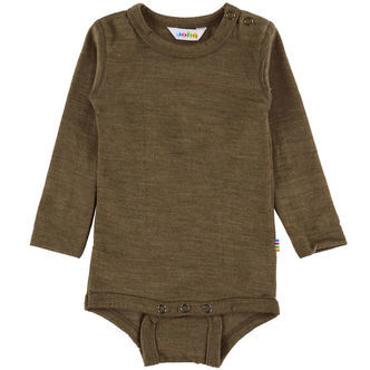Joha Body l/æ - Uld/Silke - Brun Meleret