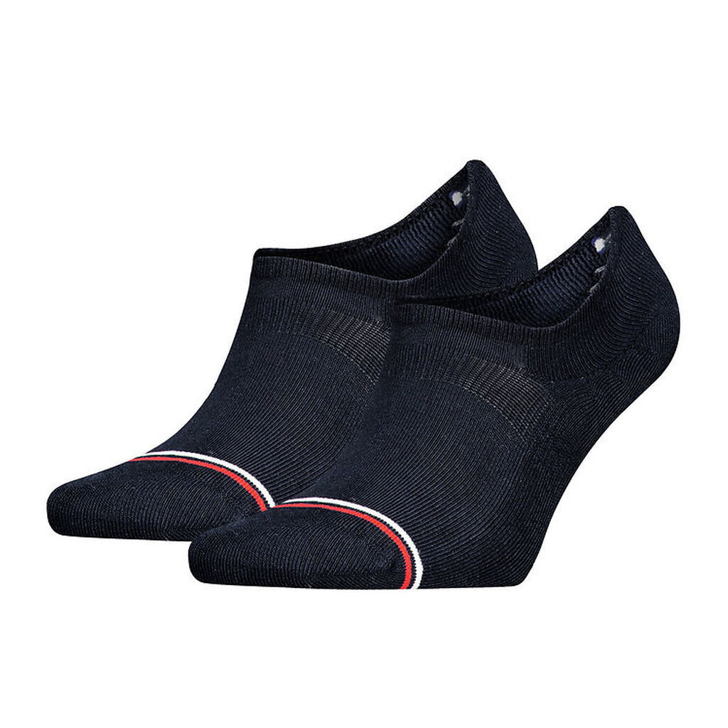 Tommy Hilfiger Strømper - 2-pak - Footie - Sort