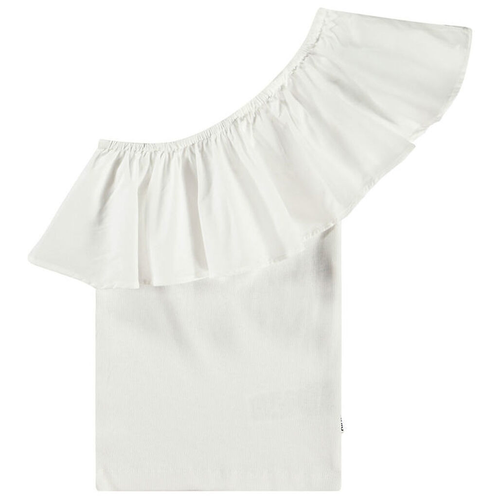 Molo Top - Rib - Rebecca - Crisp White