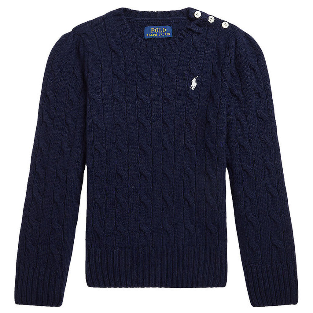 Polo Ralph Lauren Bluse - Uld - Navy