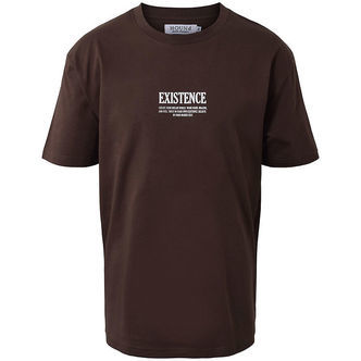 Hound T-shirt - Mørkebrun m. Print