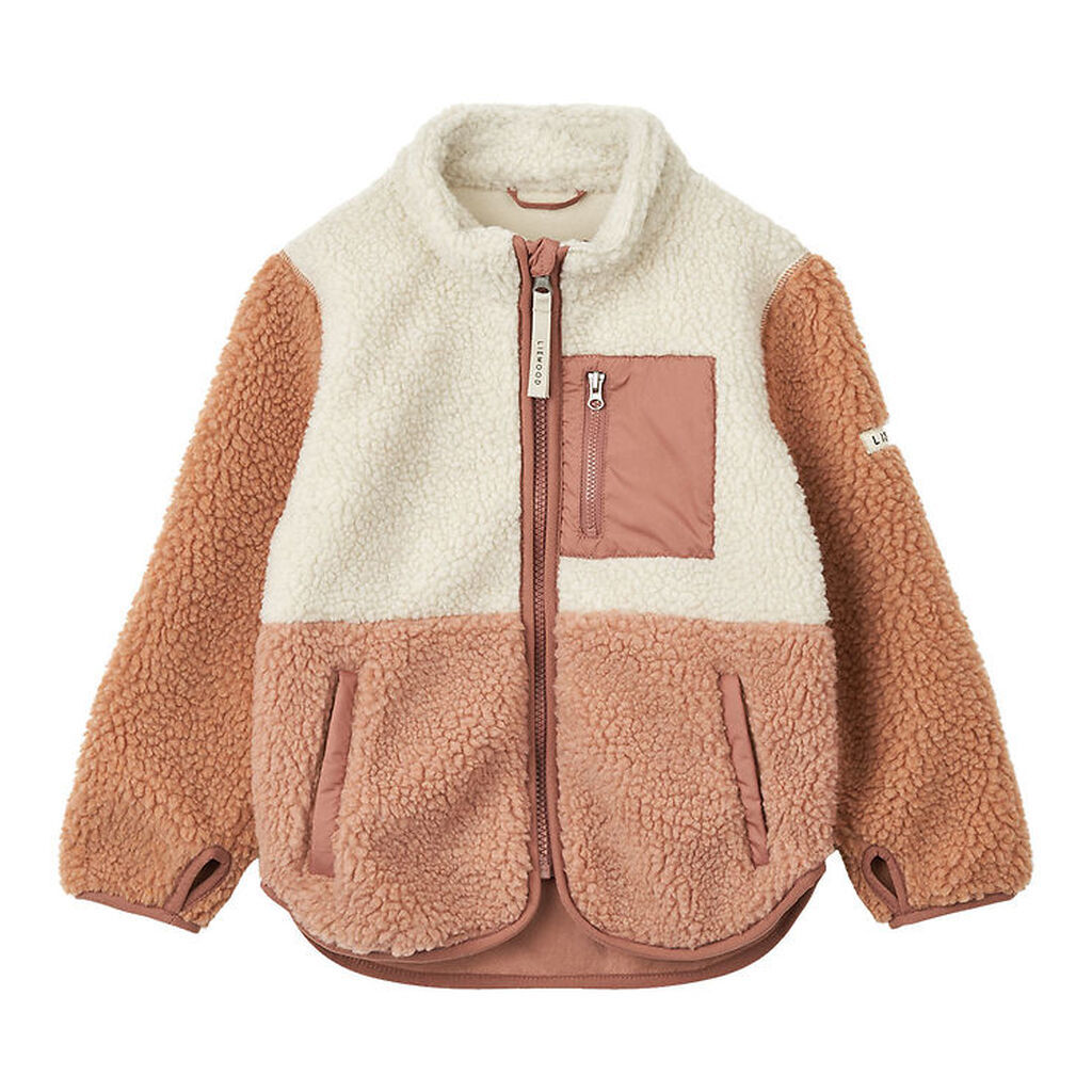 Liewood Fleecejakke - Nolan - Tuscany Rose Multi Mix