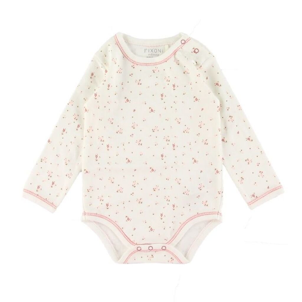 Fixoni Body l/æ - Dusty Rose m. Blomster