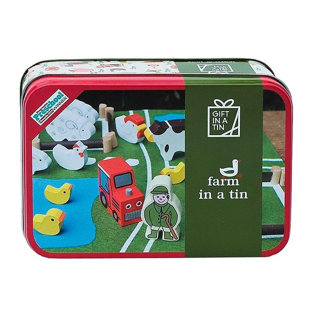 Gift In A Tin Legesæt - Learn & Play - Farm In A Tin