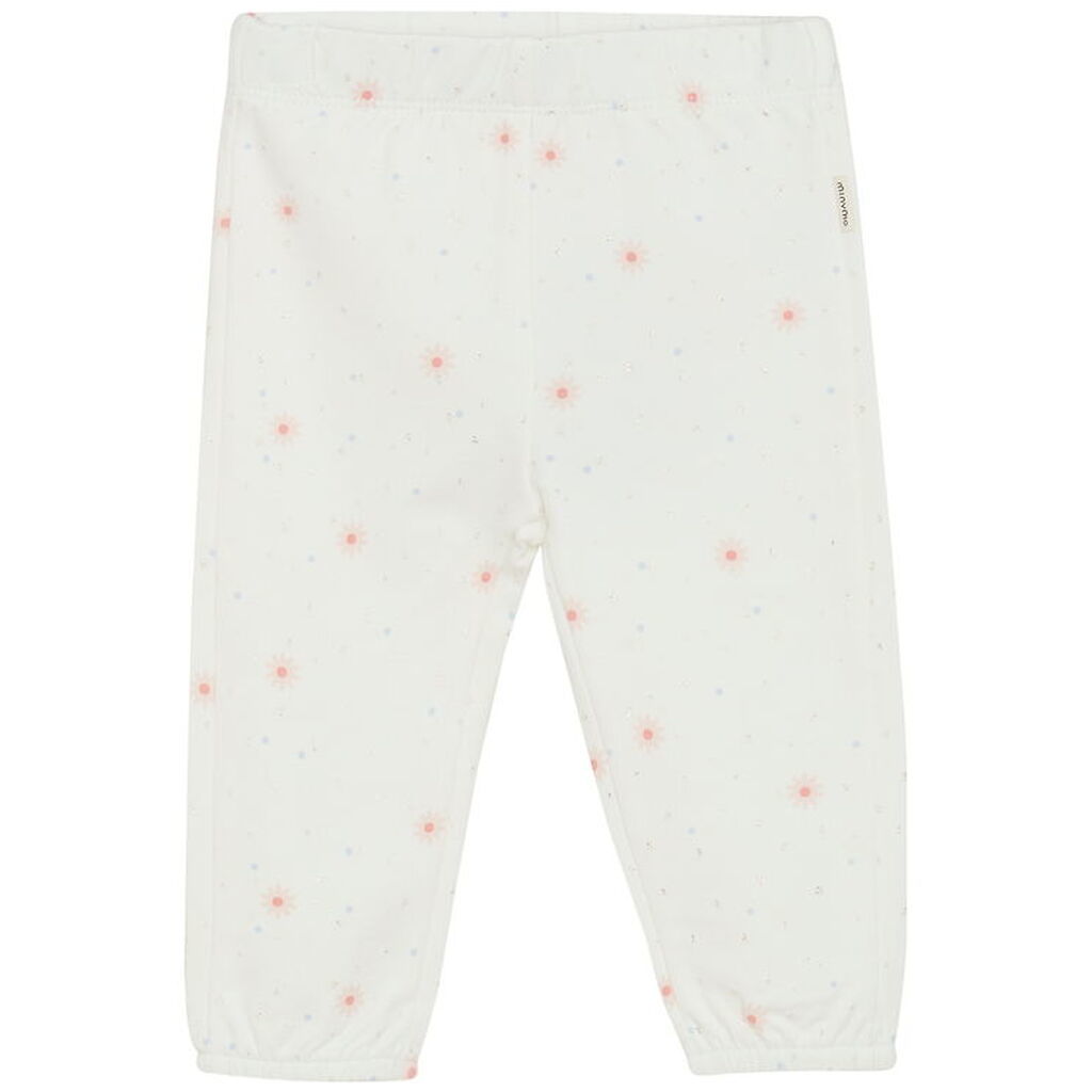 Minymo Sweatpants - Viskose/Bomuld - Marshmallow White