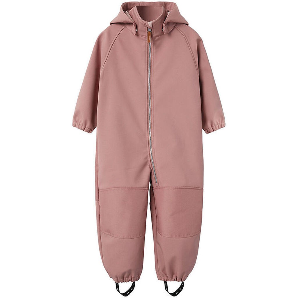 Name It Softshelldragt m. Fleece - NmfAlfa08 - Burlwood m. Magis