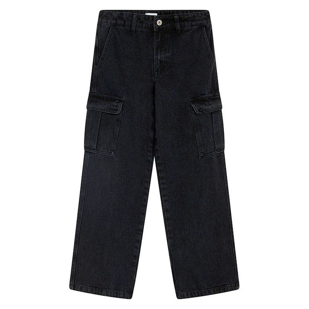 Grunt Jeans - Worki Low Waist Cargo - Sort