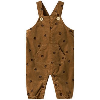 Name It Smækbukser - Fløjl - NbfTommi - Toasted Coconut m. Print