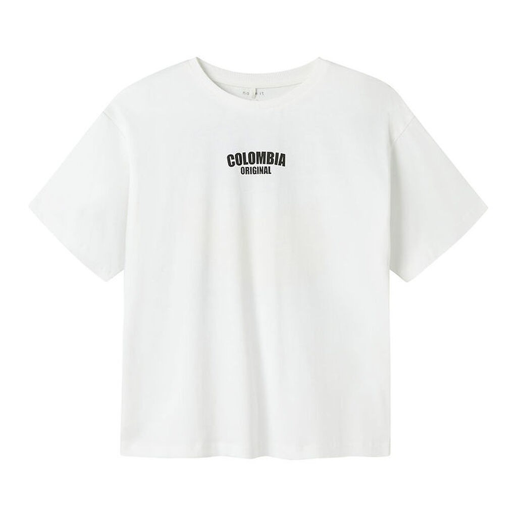 Name It T-shirt - NkmJacob - Bright White/Milky Blue
