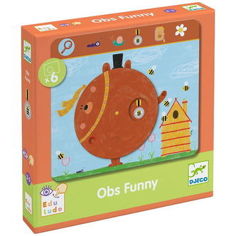Djeco Spil - Find Og Drej - Obs Funny
