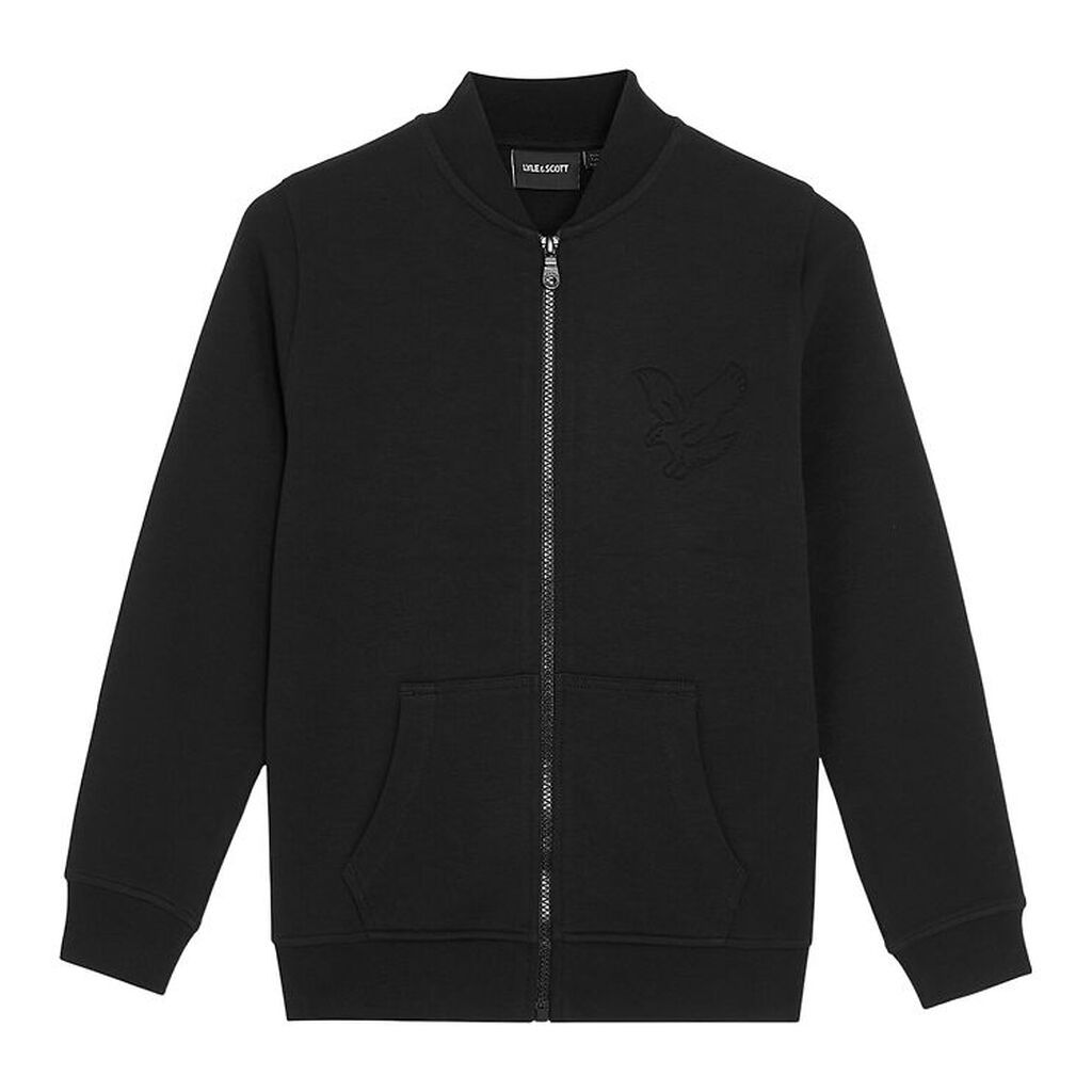 Lyle & Scott Cardigan - Jet Black m. Logo