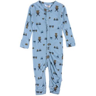 Joha Heldragt - Viskose/Bambus - Blå m. Vindmølle