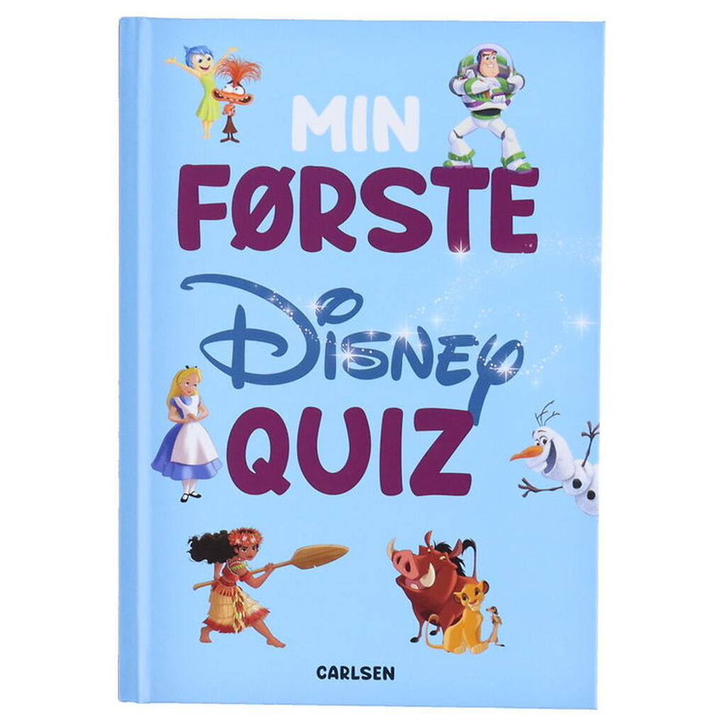 Forlaget Carlsen Aktivitestbog - Min første Disney-quiz