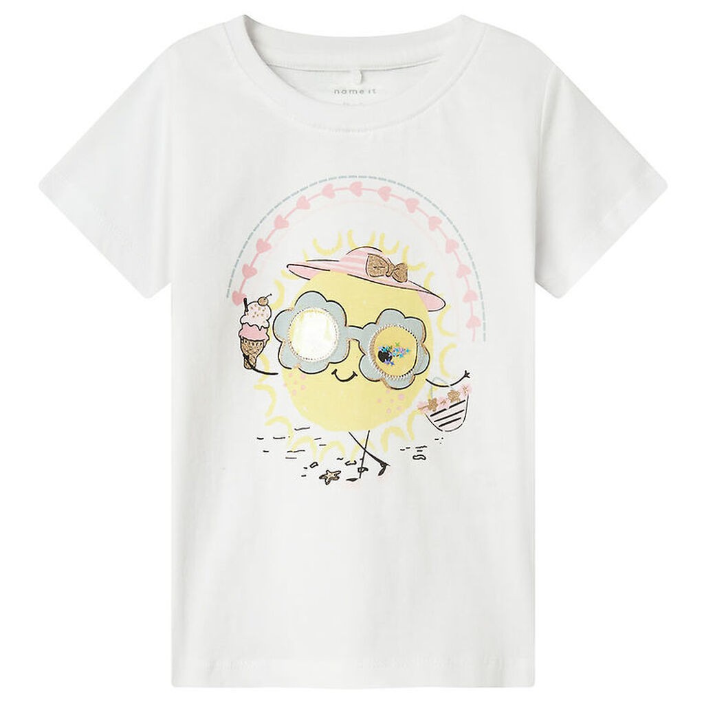 Name It T-shirt - NmfJola - Bright White