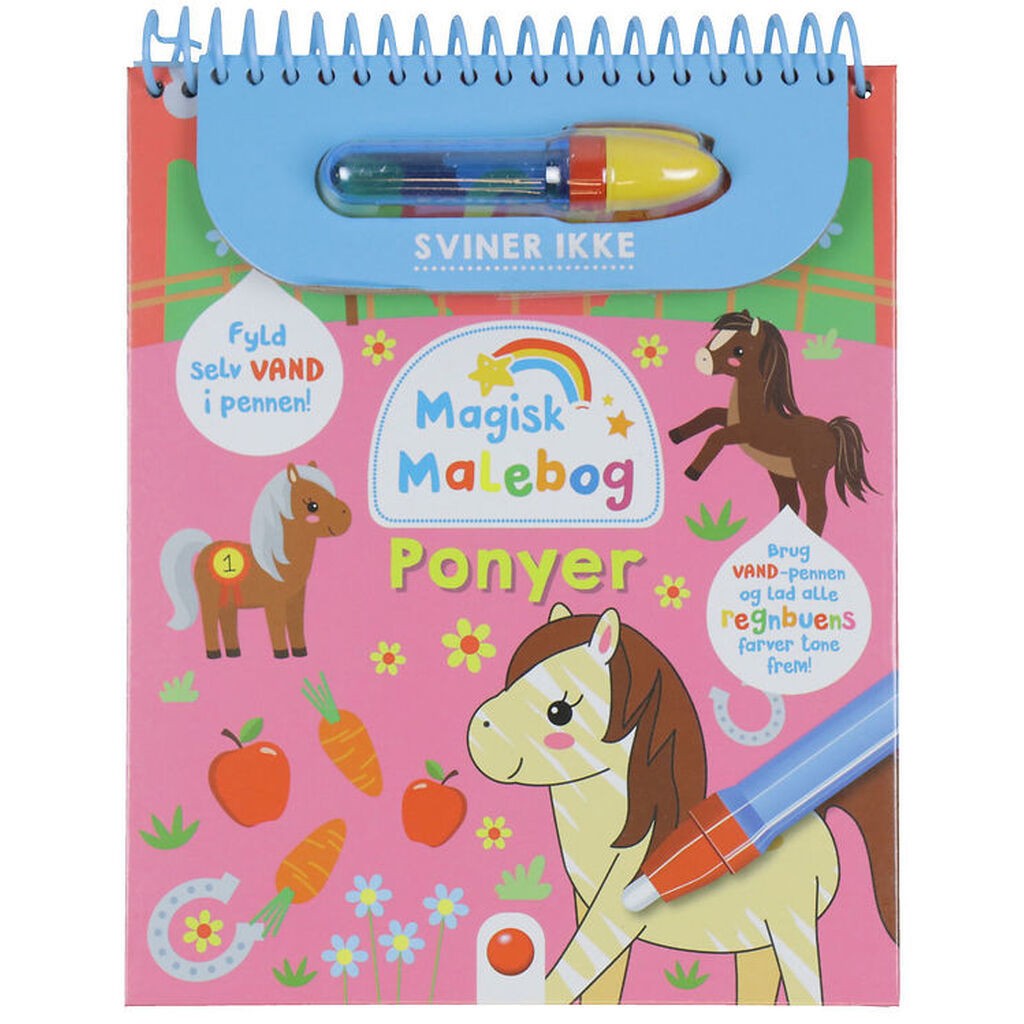 Forlaget Bolden Magisk Malebog - Ponyer