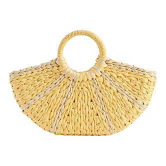 Molo Taske - Lemon Straw Bag - Lemon Cake