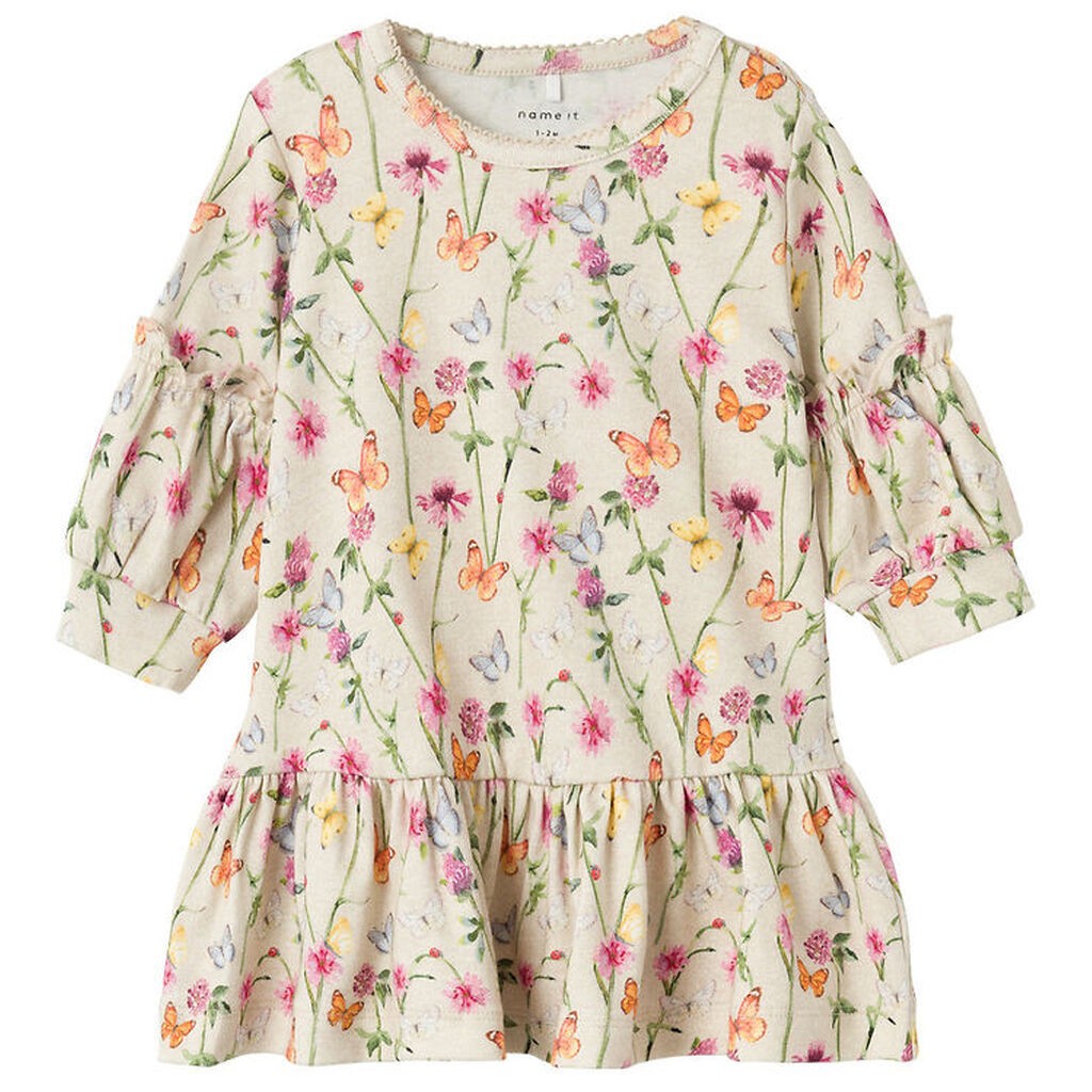 Name It Kjole - NbfFolia - Peyote Melange
