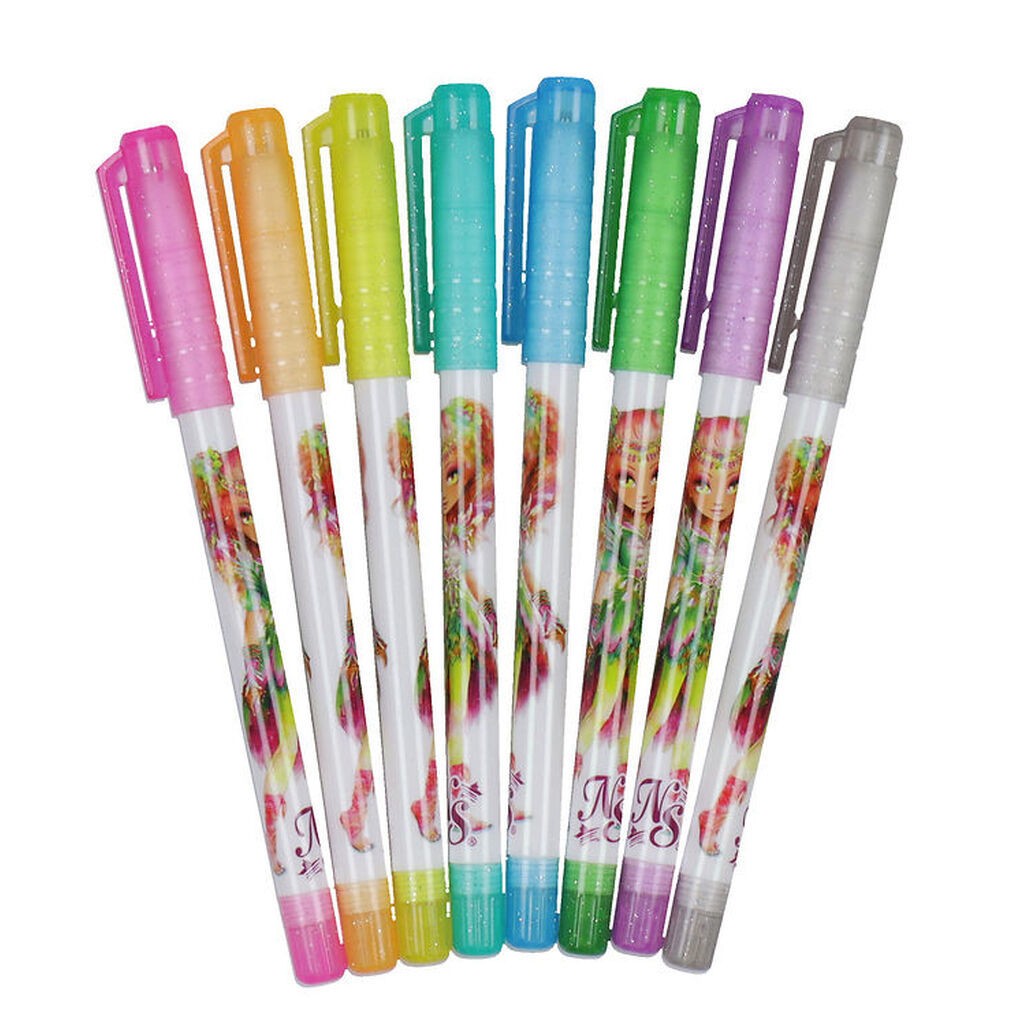 Nebulous Stars Kuglepenne - Gel - 8 stk - Metallisk