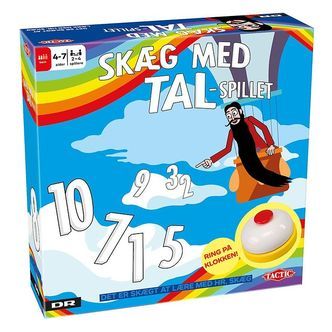 TACTIC Brætspil - Skæg Med Tal-Spillet