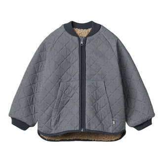 Wheat Termo/Fleecejakke - Vendbar - Lake - Ink Stripe