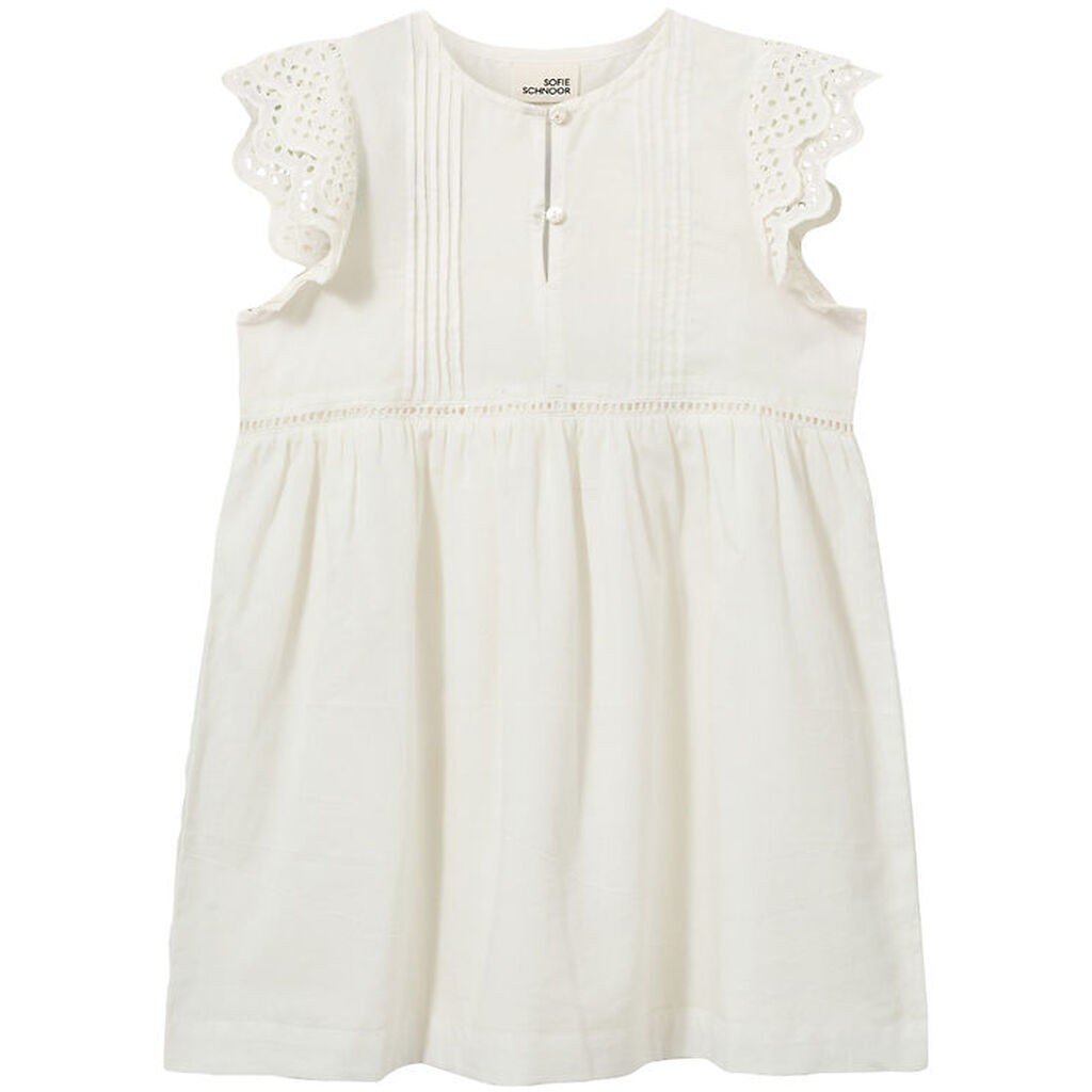 Sofie Schnoor Kjole - Ivalask - Snow White m. Broderi Anglaise