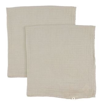 BIBS Stofbleer - 2-pak - 70x70 cm - Sand