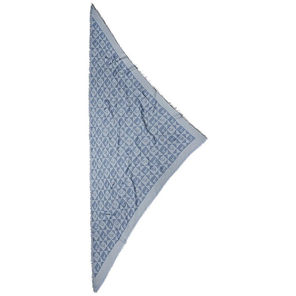 LaLa Berlin Tørklæde - Triangle Tallah - Light Blue Check