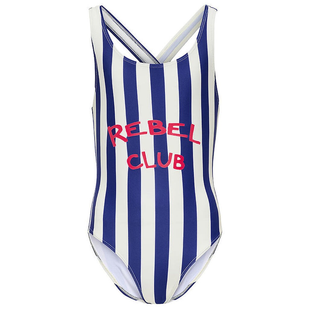 Kids Only Badedragt - KogHoliday - Mazarine Blue/Cloud Dancer/Re