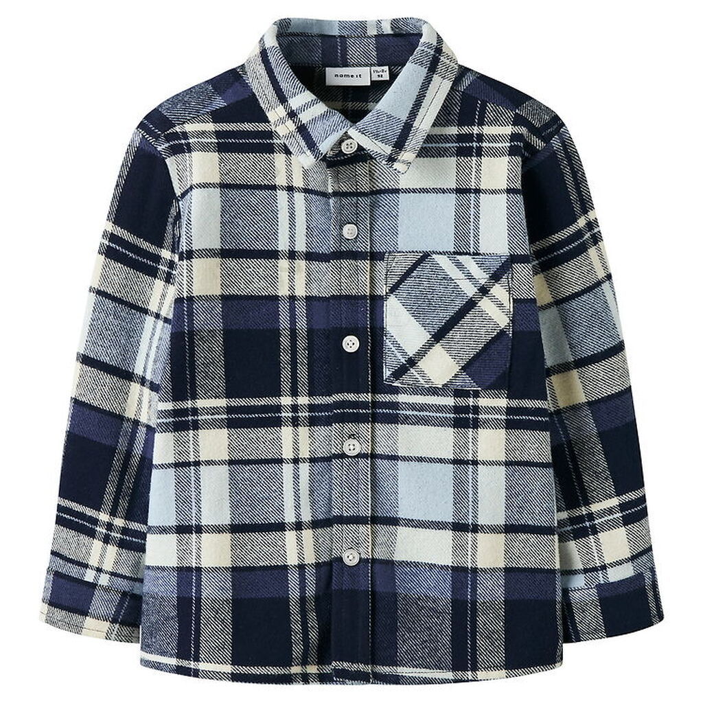 Name It Skjorte - NmmDetul - Blue Fog