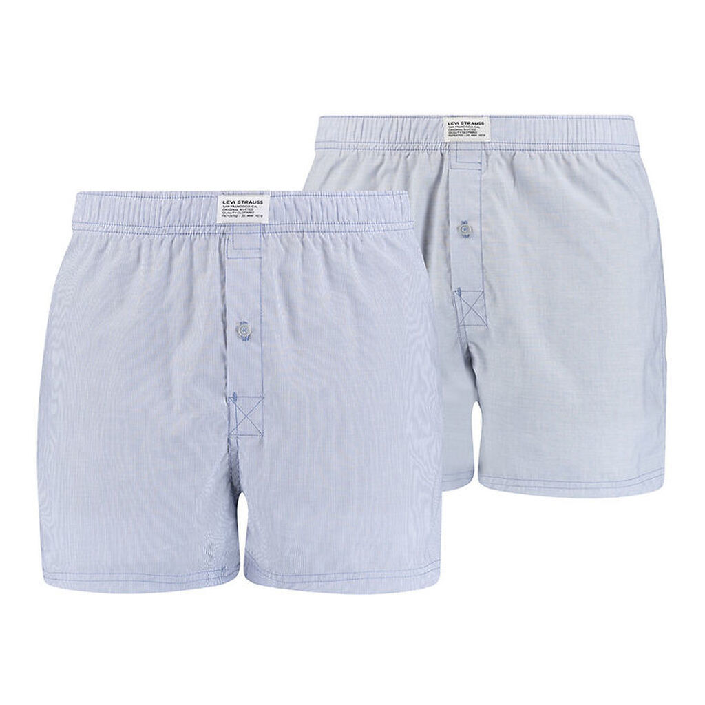 Levis Boxershorts - 2-pak - Woven - Light Blue